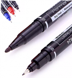 MARCADORES DOBLE PUNTA X 3